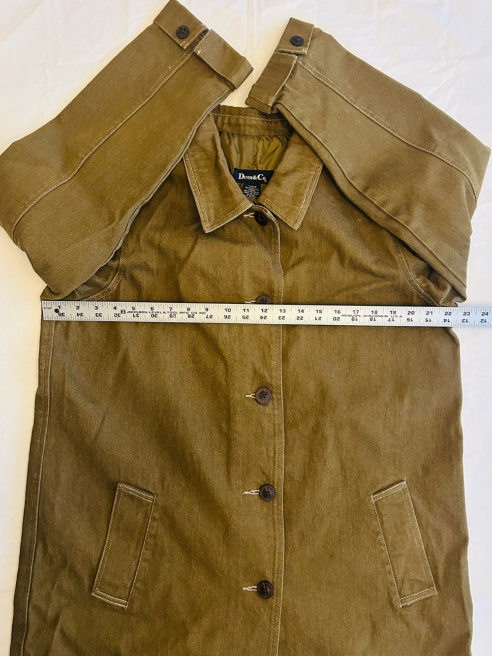 Vintage 1990’s Denim & Co. Women’s Trench Coat - Picture 6 of 15